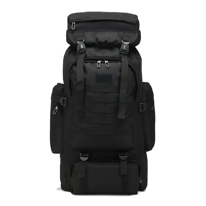 Sac à dos tactique de grande capacité 80L, sac de randonnée en plein air, sac de voyage pour hommes 
