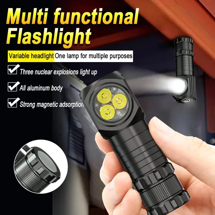 Mini lampe de poche étanche à 3LED