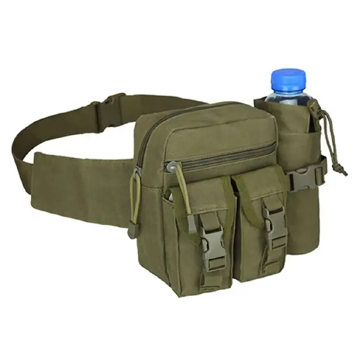 Hommes taille Fanny Pack sacs tactique militaire Camping voyage randonnée bouteille d'eau escalade S