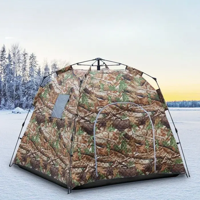 Tente extérieure automatique en coton pour 3 à 4 personnes
