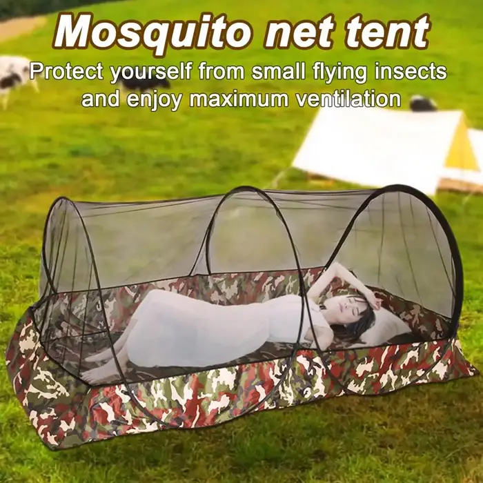 Tente de Camping pliable en maille