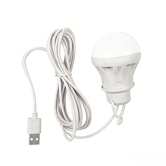 Lanterne LED DC, lampe de camping, lampe de nuit, ampoule d'urgence USB, lampe suspendue pour tente,