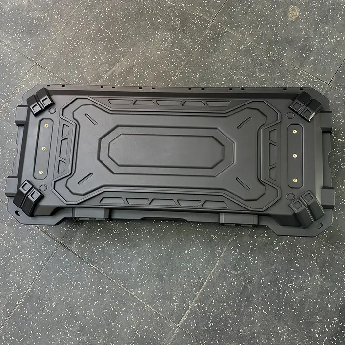 Boîte de tente de toit de voiture universelle noire 84L