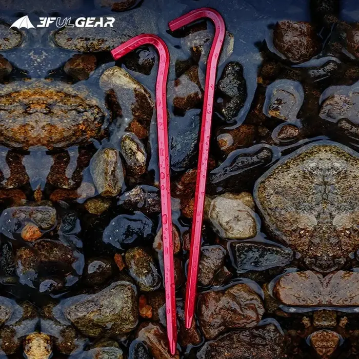 Piquets de tente de randonnée en Fiber de carbone 3F UL GEAR