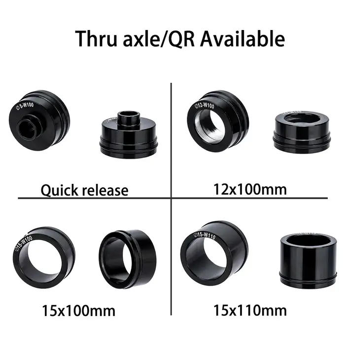 ZTTO support de fourche de vélo support de transport de voiture dégagement rapide à travers l'axe in