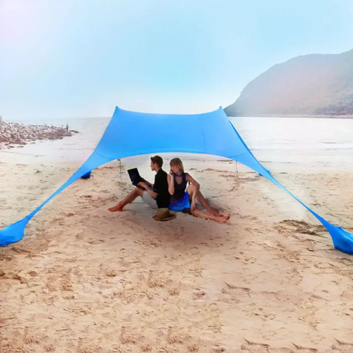 Tente de camping portable en Lycra pour extérieur