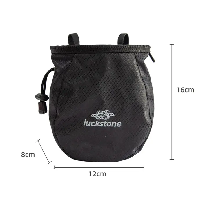 Grand sac de poudre de magnésium sac de craie étanche rangement réglable sac de poudre de magnésium 