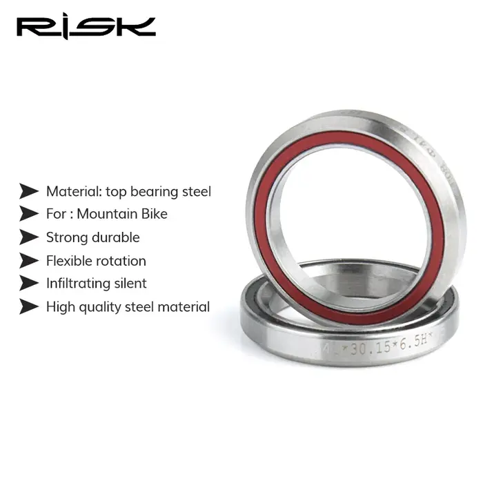 Risque vélo casque roulements 41/41.8/47/49/52mm vtt route vélo casque roulement réparation pièces e