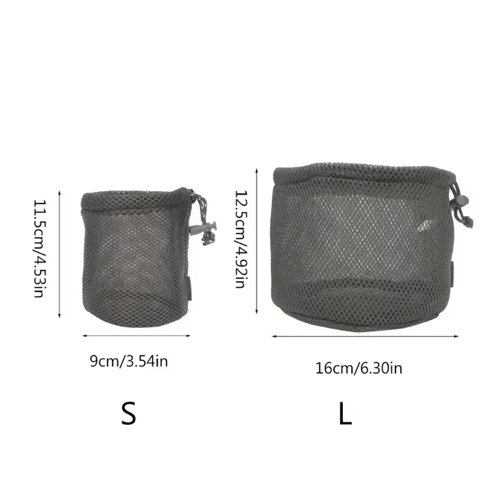 rangement pour ustensiles cuisine, en maille en Nylon, sacs à cordon