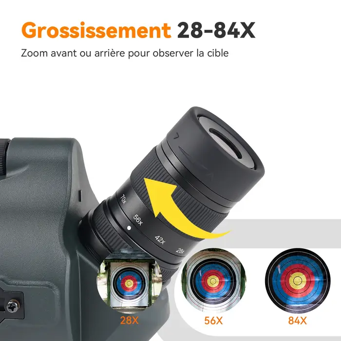 Svbony SV41Pro 28-84x80 Mak longue-vue FMC équipement de Camping étanche pour l'observation des oiseaux