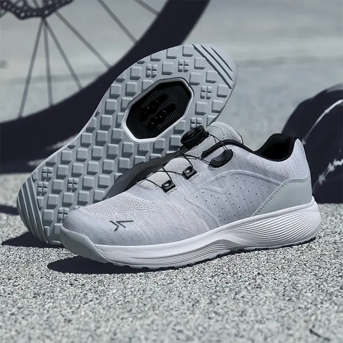 Baskets de cyclisme vtt hommes sport chaussures de vélo de saleté SPD pédale