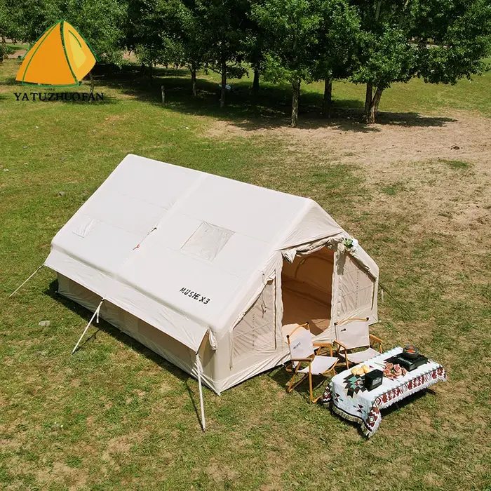 Tente de camping portable - Tente gonflable d'extérieur