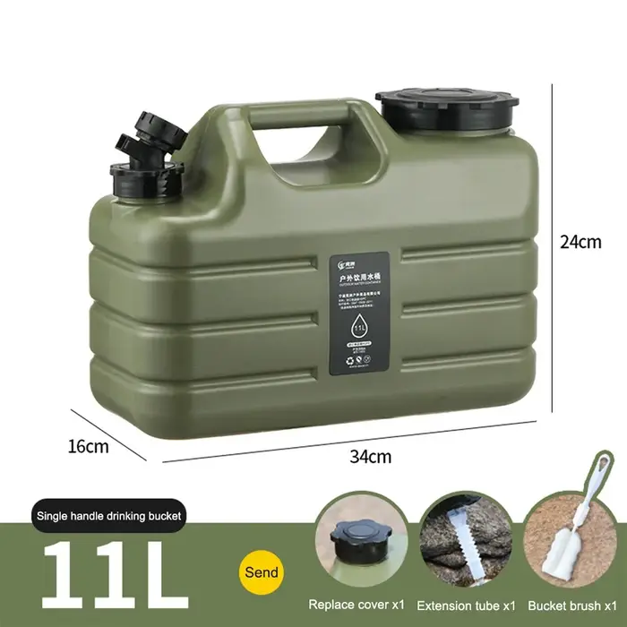 Récipient à eau de camping extérieur, eau précieuse de qualité alimentaire PE, grande capacité, sac 