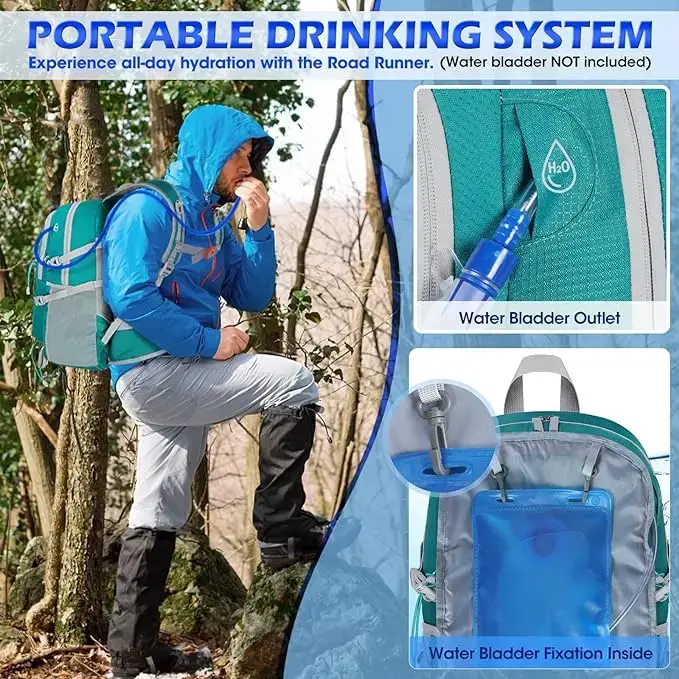 40L nouveau sac à dos de randonnée en Polyester pliable léger imperméable à l'eau sac à dos de Camping pour hommes et femmes