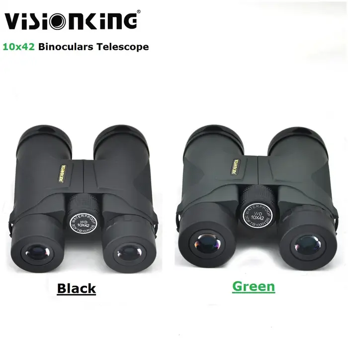 Visionking longue portée 10x42 chasse Camping jumelles BAK-4 FMC étanche puissant télescope Prismati