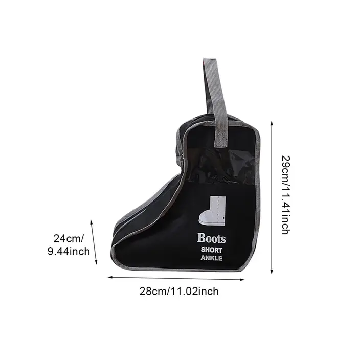 Sacs de rangement portables pour chaussures, bottes de pluie d'équitation, anti-poussière, fermeture