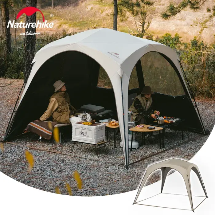 Tente de camping Naturehike, tente extérieure à ouverture rapide, tente familiale pour voyage, abri de voiture DIY, tente de pêche pour 4 personnes à ouverture automatique rapide