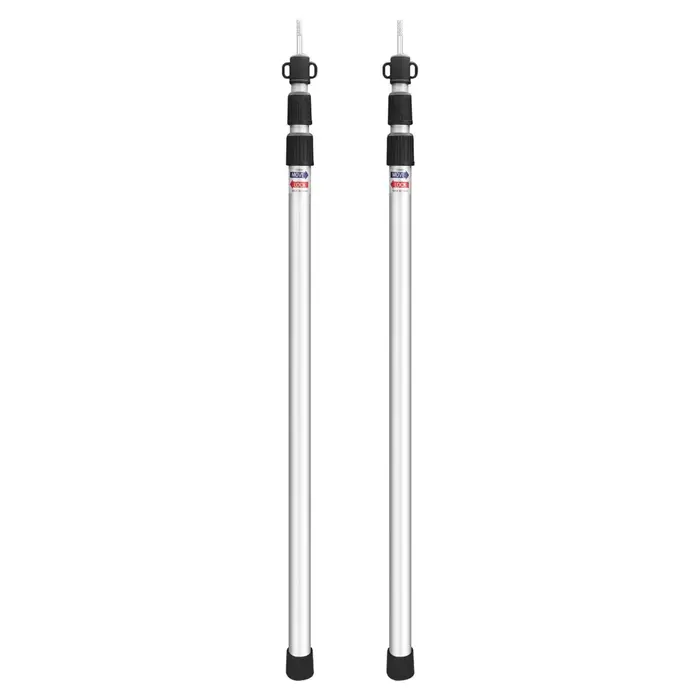 Poteaux de tente, poteaux de camping pour bâche, auvent, voile solaire, bâche de protection, poteaux