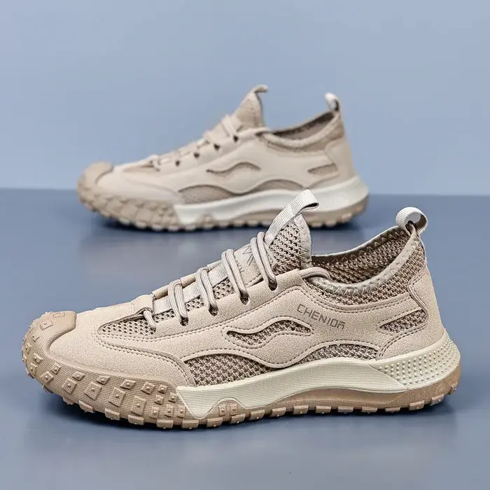 Oulylan Chaussures de randonnée et d'escalade respirantes en maille ajourée pour hommes, collection 