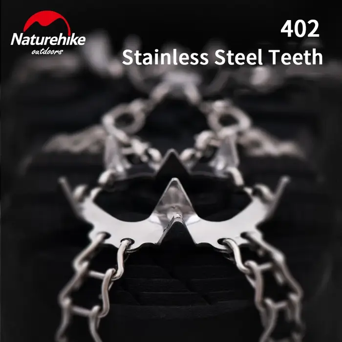 Naturehike Randonnée Crampons Anti Slip Escalade Neige Glace Microspikes