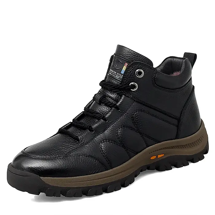 Chaussures d'extérieur pour hommes randonnée travail chaussure hiver décontracté hommes chaussures en cuir qualité hommes espadrilles décontractées concepteur affaires