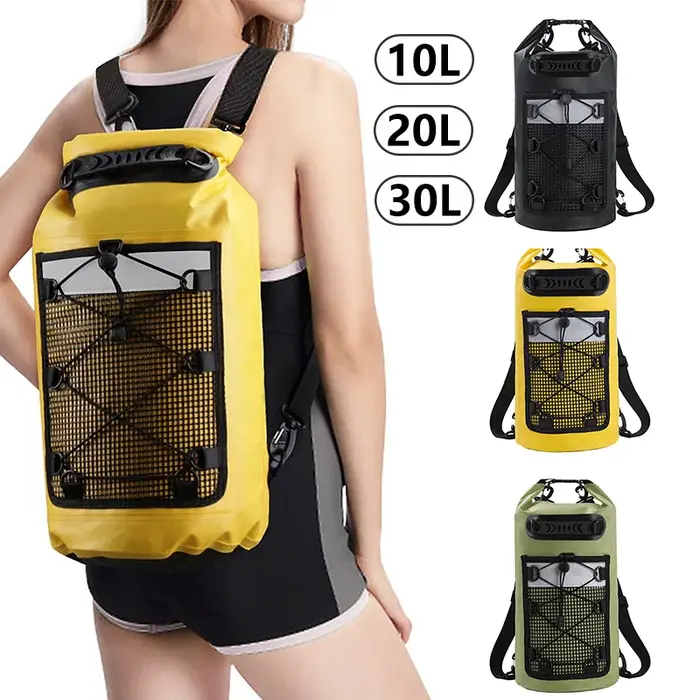 Sac sec étanche en PVC 20L/30L pour femmes et hommes