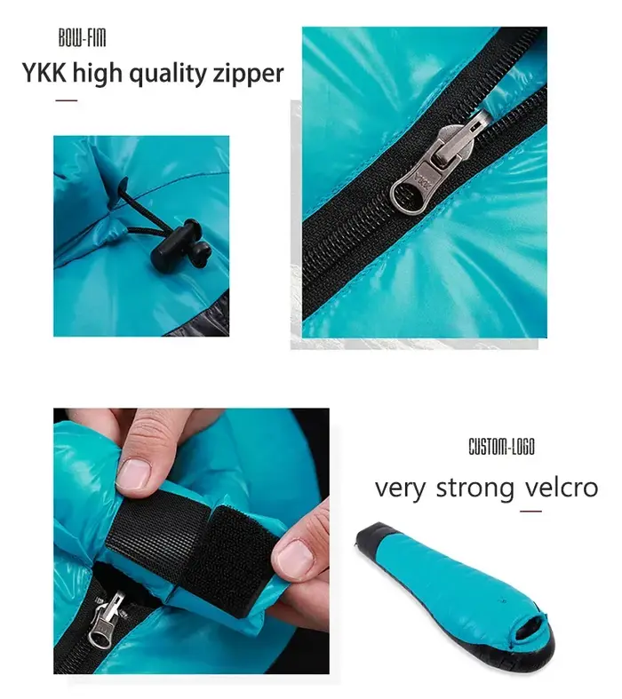 Sac de couchage de Camping d'hiver 800 + FP sac