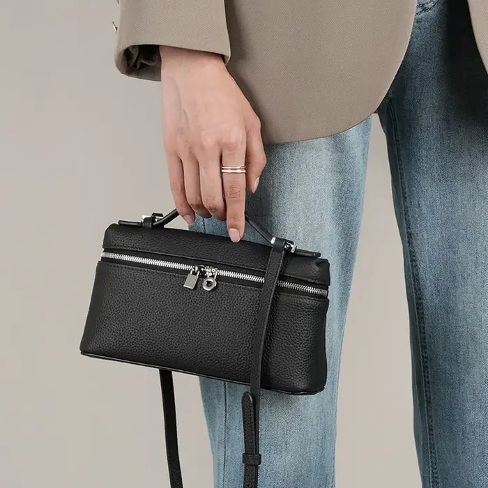 Sac de boîte à déjeuner en cuir pu, mini sac à la mode pour femmes, nouveau filet rouge, la même boî