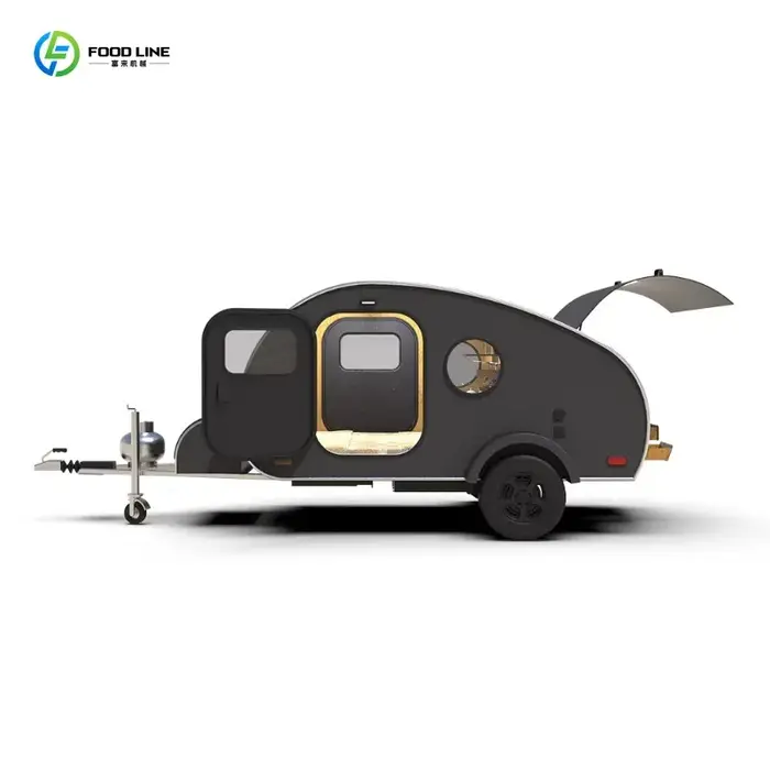 Roulotte de camping personnalisée en forme de larme, tout-terrain, petite roulotte de camping à vendre au Canada et en Australie, tente de camping pour voyages