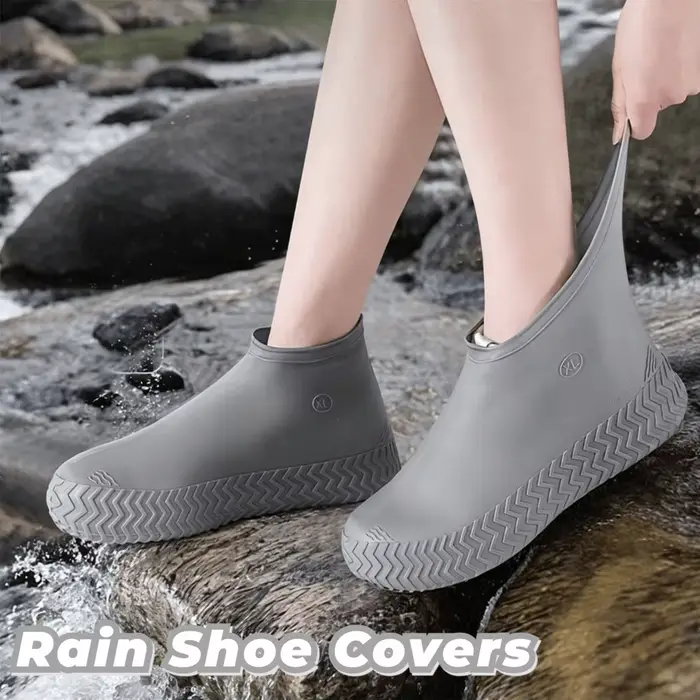 Surchaussures imperméables réutilisables antidérapantes résistantes à l'eau
