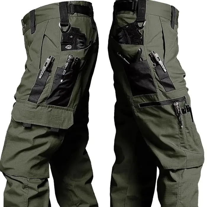 DulPants-Pantalon cargo imperméable pour homme, résistant à l'usure, multi-poches, extérieur, Skip F
