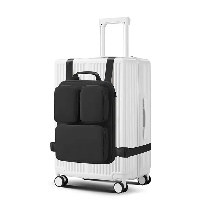 Sac de rangement externe pour bagages, sac de voyage léger pour ordinateur portable 15,6 pouces, sac
