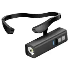 Lampe frontale rechargeable étanche à clip d'oreille, LED ultra-lumineuse pour la pêche, la randonné
