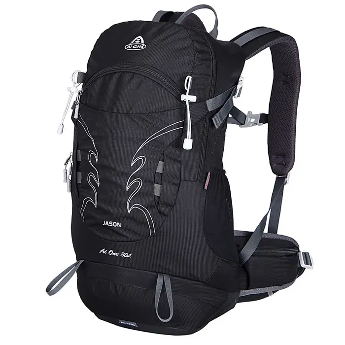 Sac à dos de randonnée 30L pour hommes et femmes, léger, pour voyage, camping, avec housse de pluie,