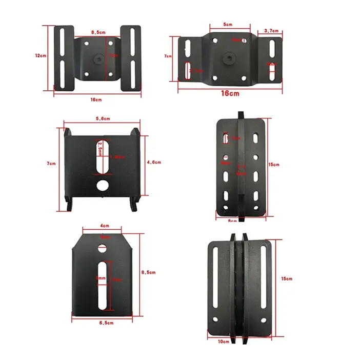 Support d'installation à dégagement rapide robuste pour tente latérale de voiture, support de connexion pour tente latérale et tente de toit de voiture