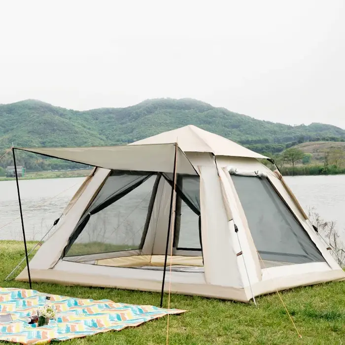Tente de camping étanche pour 5 à 8 personnes