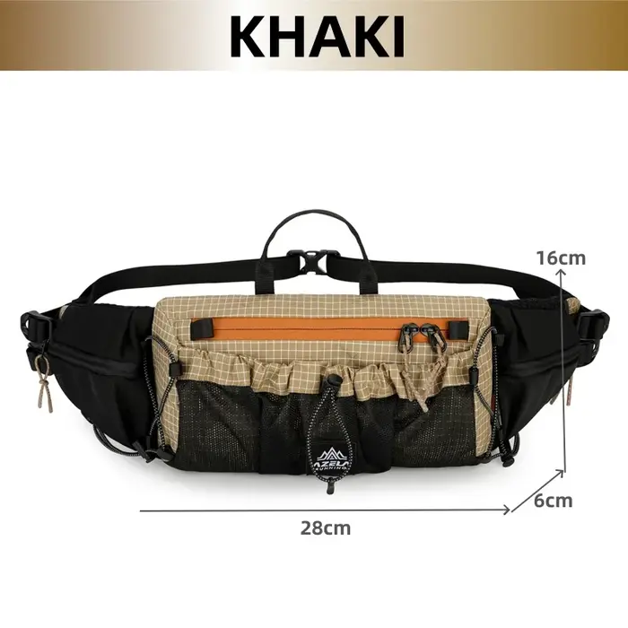 Sac banane léger d'extérieur en Dyneema, imperméable et respirant, sac bandoulière multifonctionnel 
