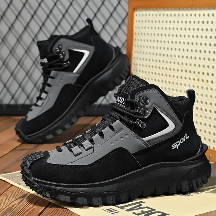Chaussures de randonnée d'extérieur à tige haute pour hommes