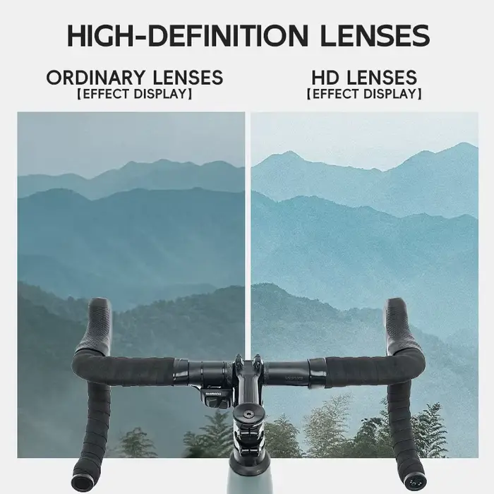 ROCKBROS lunettes de cyclisme lunettes de vélo légères sans cadre lentilles haute définition lunette
