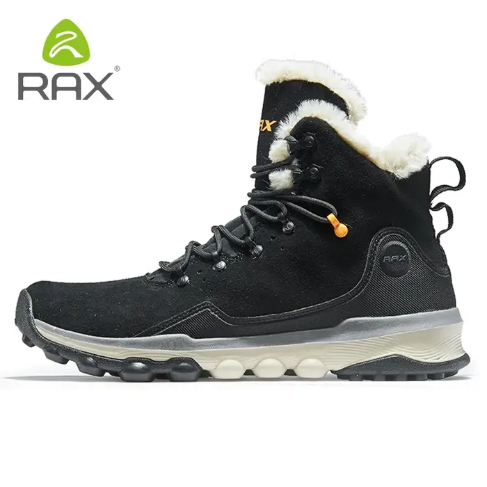 RAX-Chaussures de randonnée imperméables pour hommes, baskets d'extérieur d'hiver, bottes de neige e