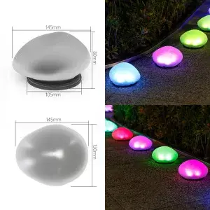 LED lumières de pierre solaires lumière de roche à énergie solaire imperméable extérieure