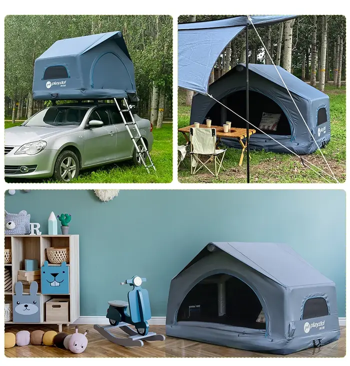Tente de toit de voiture gonflable portable