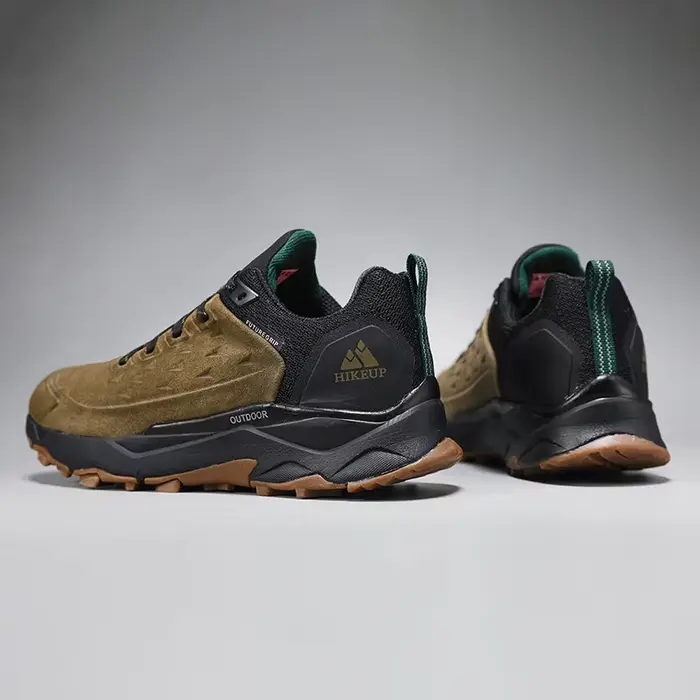 HIKEUP chaussures de randonnée pour hommes Sports de plein air Camping chasse marche chaussure daim 