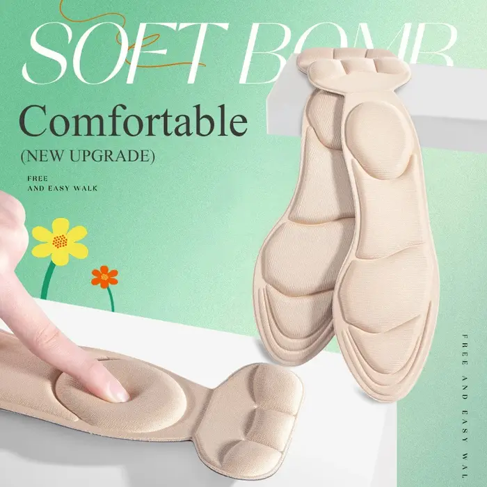 Semelles intérieures en mousse à mémoire de forme pour femmes