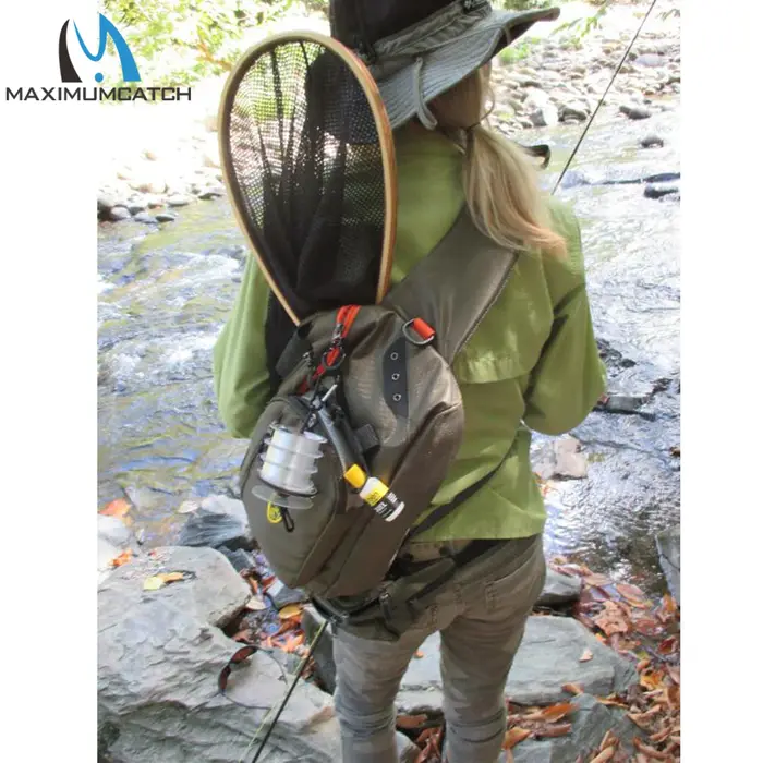Maximumcatch Sac de pêche à la mouche, sac de pêche à 3 couches