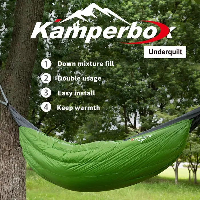 Kamperbox hamac couette vers le bas