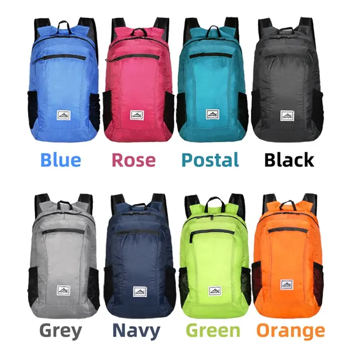 20L Portable pliable sac à dos pliant alpinisme sac ultraléger en plein air escalade cyclisme voyage sac à dos