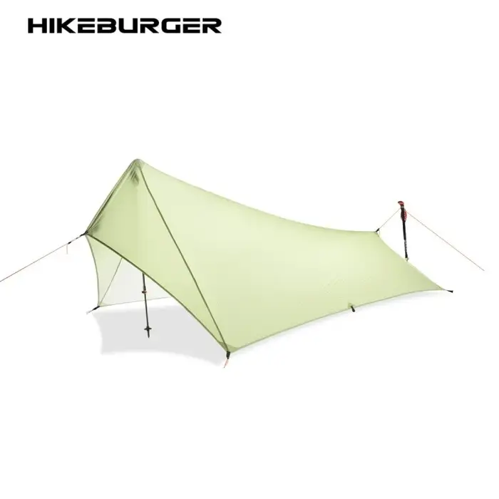 HIKEBURGER Xunshan 1P bâche tente Camping en plein air Mini abri configuration rapide ultraléger sac