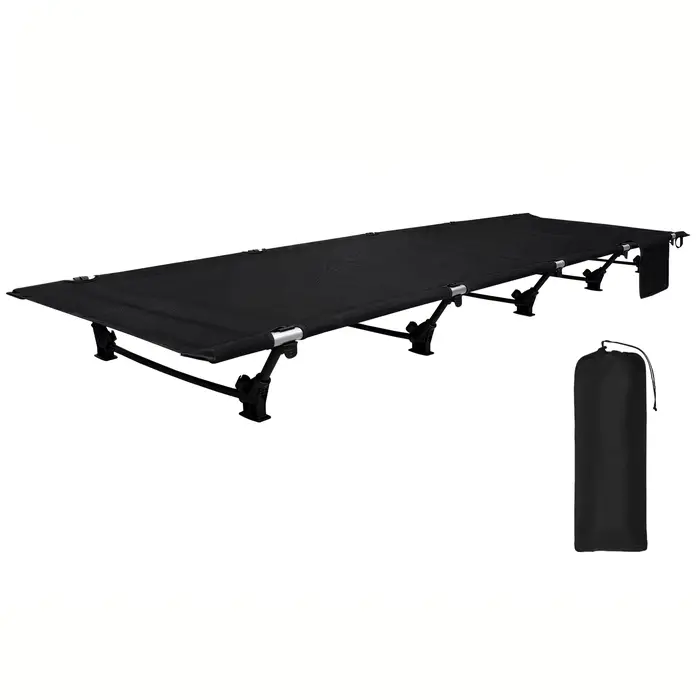 Lit de Camping lit pliant Portable extérieur ultraléger Compact tente lit pour Camping voyage sac à