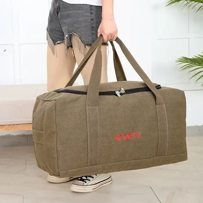 Sac à dos de voyage en toile de grande capacité